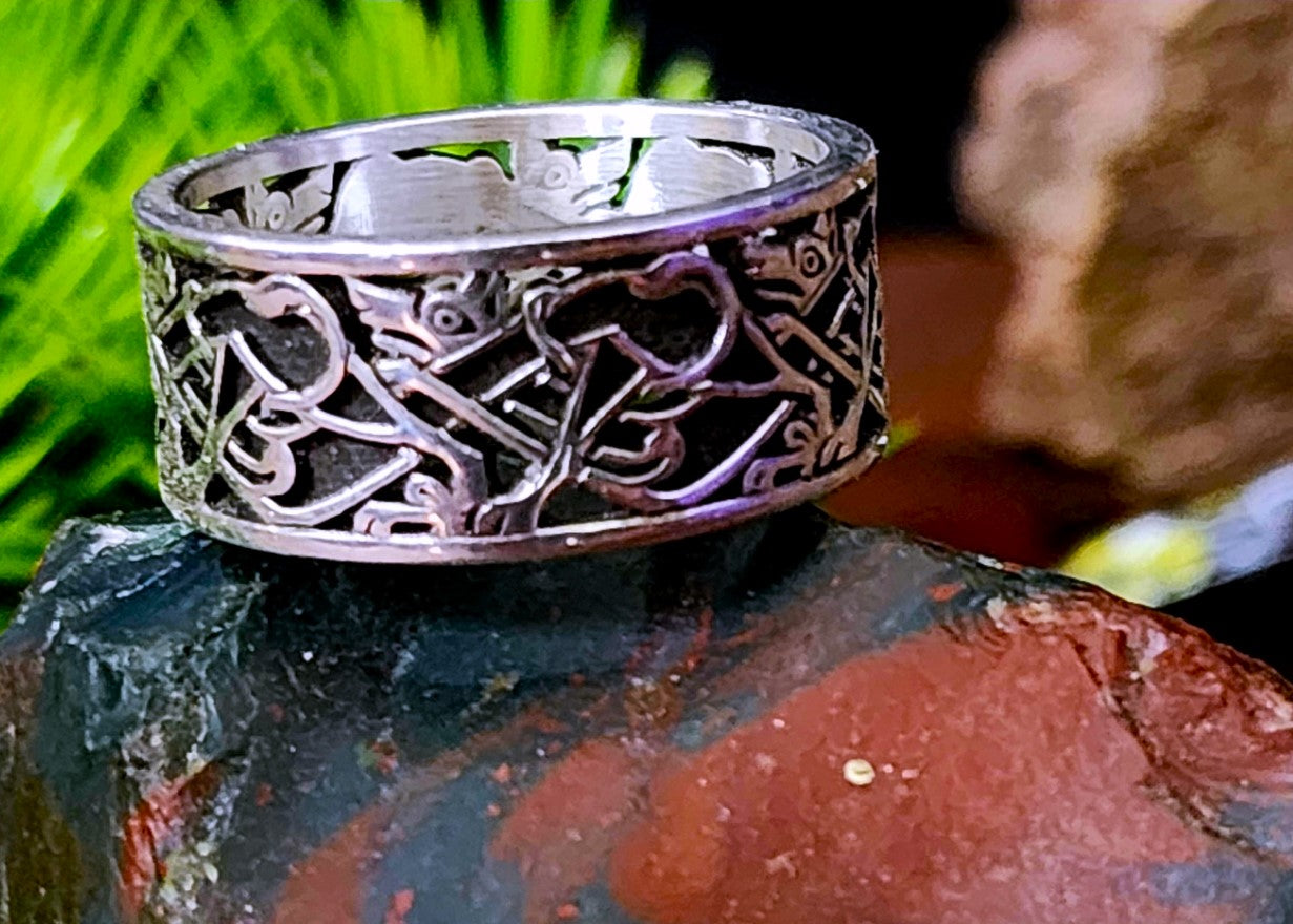 Celtic Wolf ring