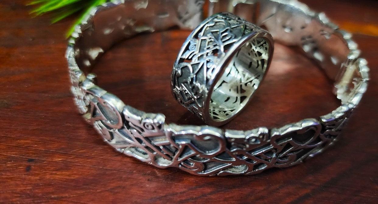 Celtic  Wolf bracelet