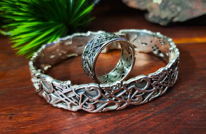 Celtic  Wolf bracelet